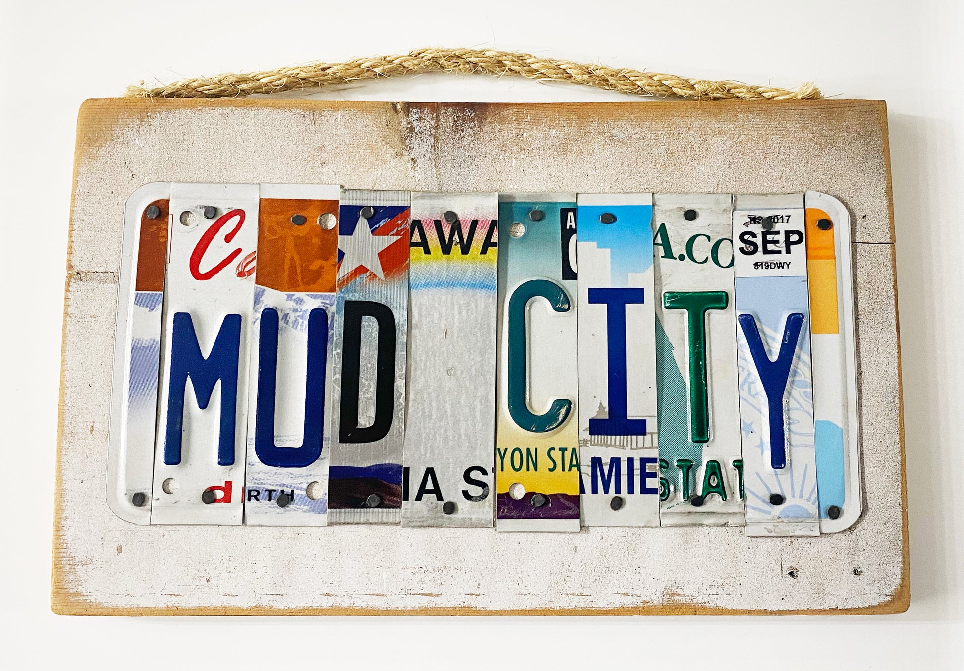 Mud City Manahawkin NJ License Plate Decorative Sign