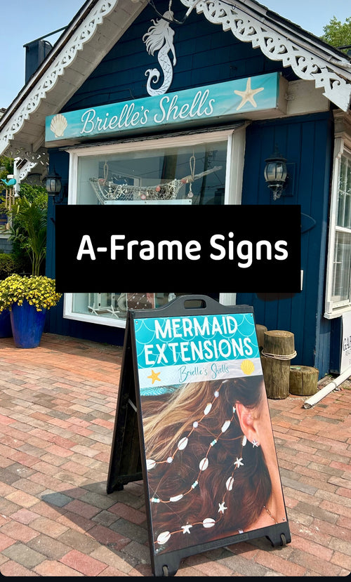 A Frame Storefront Sidewalk Sign