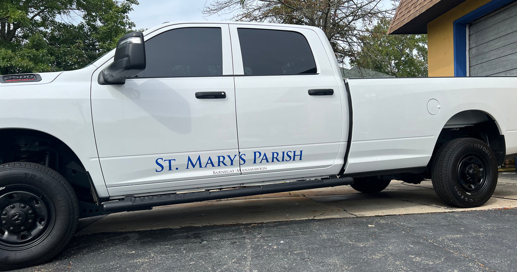 Truck Rocker Panel Lettering Rocker Panel Branding – Typestries
