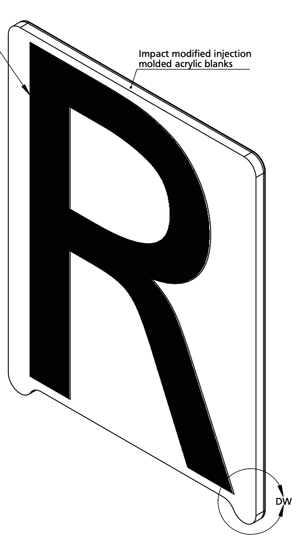 6" Black Changeable Church & School Sign Letters – Gemini Pronto® Condensed Font (100-Piece Set)