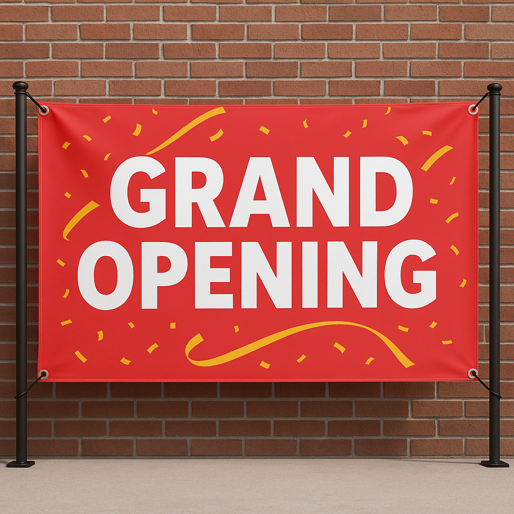 Custom Vinyl Banners – Durable Outdoor & Indoor Advertising Signs