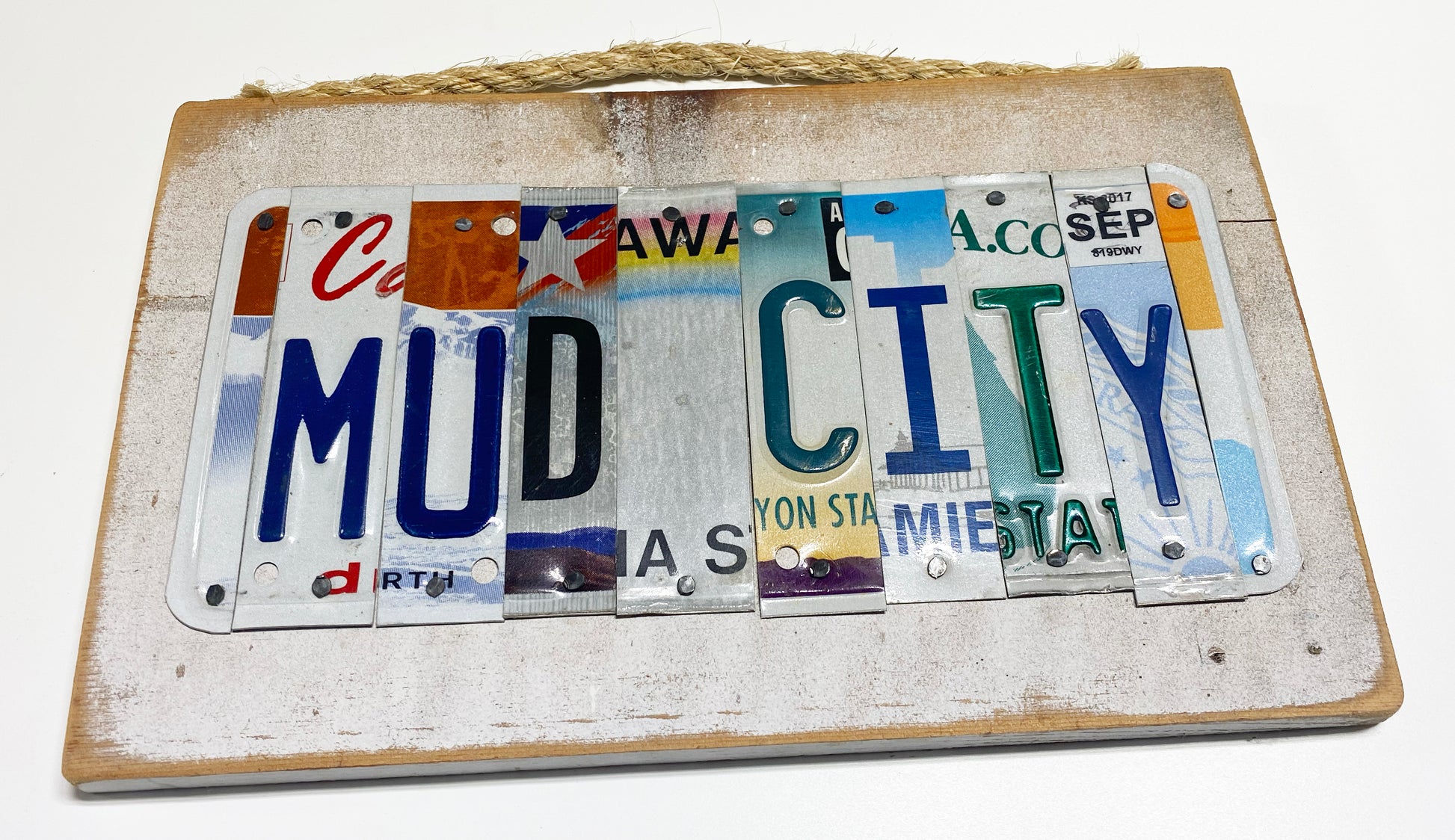 Mud City Manahawkin NJ License Plate Decorative Sign